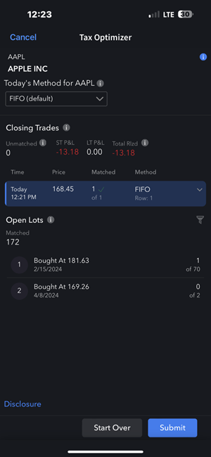 The tax optimizer on the iPhone. 
